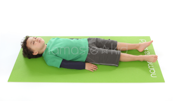 Child Doing Yoga Pose for Nap Time